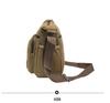 Herren Canvas Umhängetasche mit großer Kapazität und mehreren Fächern für Outdoor-Sportarten