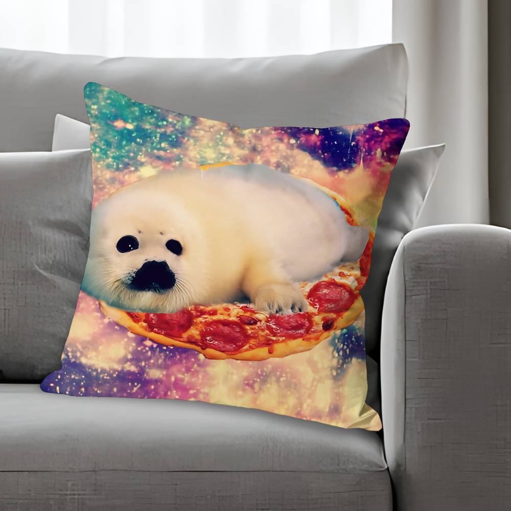 Seal Sea Anime Celebrity Merchandise AllMatch Printed Pillow Case Sofa Car Office Room Decoration Protector