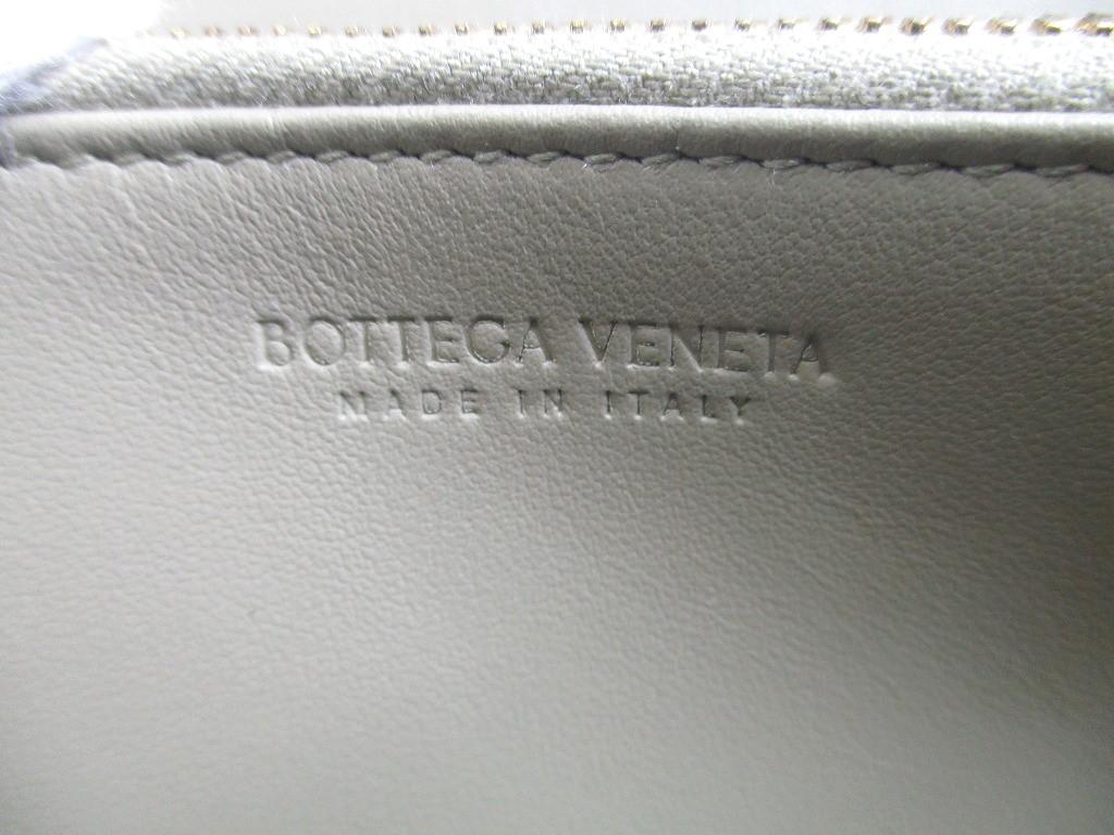Authentic BOTTEGA VENETA Intrecciato Olive Geen Leather Round Zip Wallet Purse #a197  Refurbished