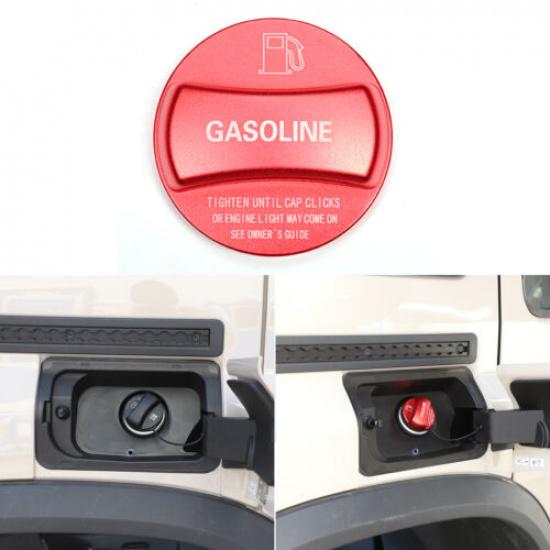 Red Inner Fuel Filler Cover Gas Tank Cap Aluminum For Ineos Grenadier -2025