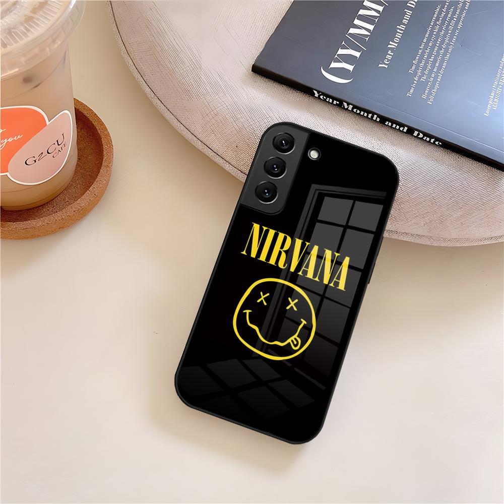 

Band NN-Nir-vanaS Nevermind Phone Case Glass For Samsung Galaxy S26 S25 S21 S22 S24 S23 S20 Ultra Fe Plus A16 A24 A55 A53 Coque Galaxy S20