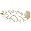 14.96x5.51x4.33 in Gold Tone Candlestick Golden Wall Candle Decor  Living Room