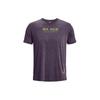 Under Armour American Vintage Graphic Crew Neck Running T-Shirt Men Tops Purple 1376986-541