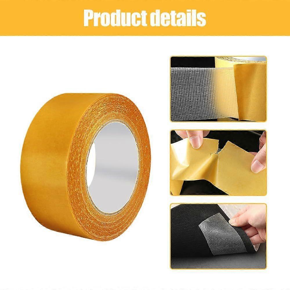 Strong Adhesive Double-Sided Gauze Fiber Mesh Tape, 2024 Newest Strong Gauze