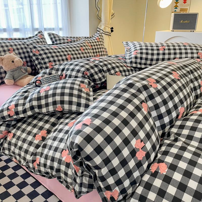 Ložní prádlo Čtyřdílná sada Tištěné K pokožce šetrné Předeprané Prostěradla Povlak na přikrývku Povlaky na polštáře Sada
