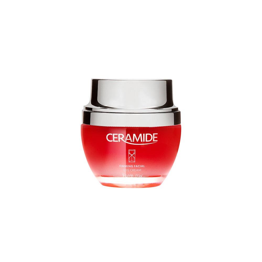 Farmstay Ceramide Firming Facial Eye Cream (50ml) - Hydrating & Smoothing