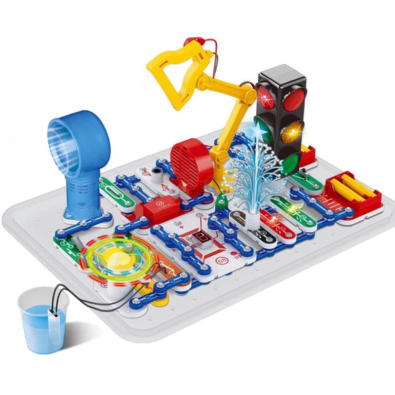 Children's Science Experiment Kit: Electronic Building Blocks & Circuit Toy Set