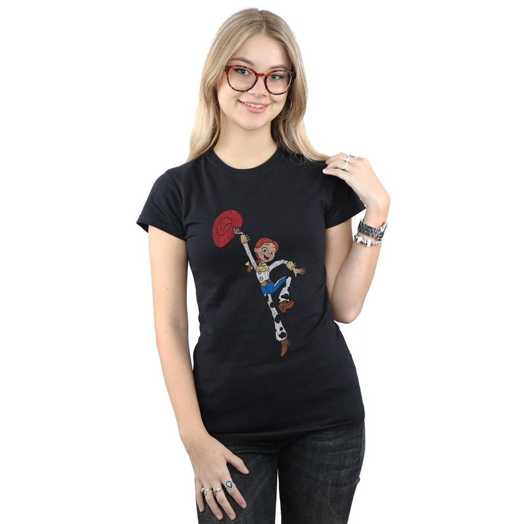 Disney Womens/Ladies Toy Story 4 Jessie Jump Pose Cotton T-Shirt