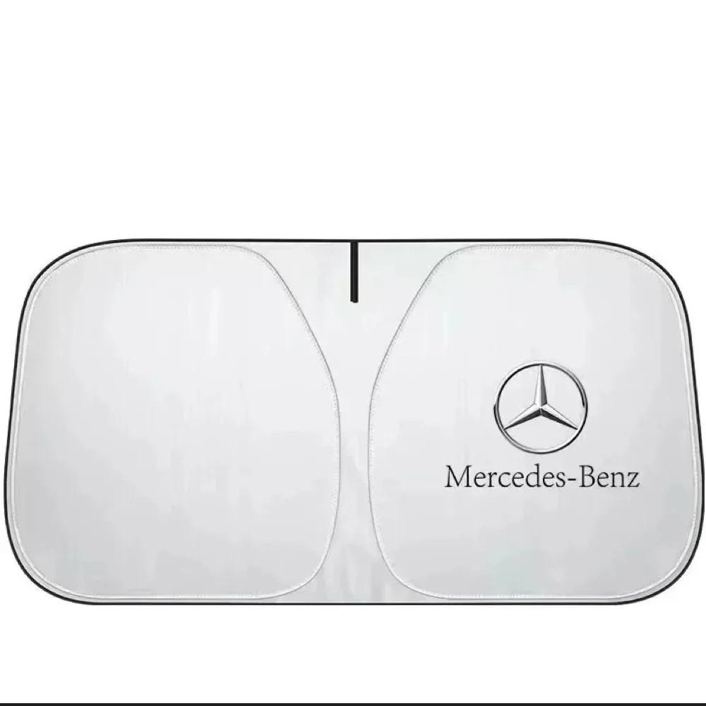 

Car Windshield Sun Shade Visor UV Protection Shield For Mercedes Benz AMG W203 W206 W220 W205 W211 W212 GLE GLC GLK GLS W222