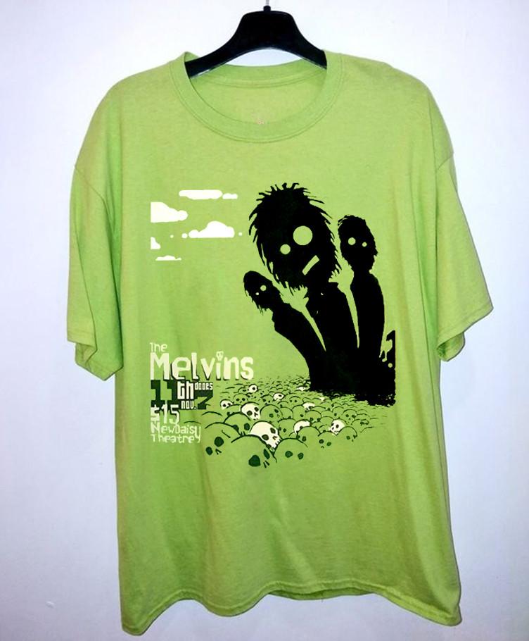 The Melvins band Concert Poster Unisex Kiwi T-Shirt SB249 Unisex T-Shirt XXL