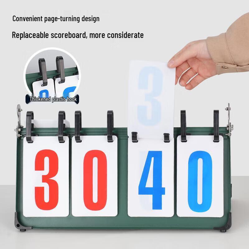 Jun Ding Ying 6-Digit Multi-Sport Flip Scoreboard