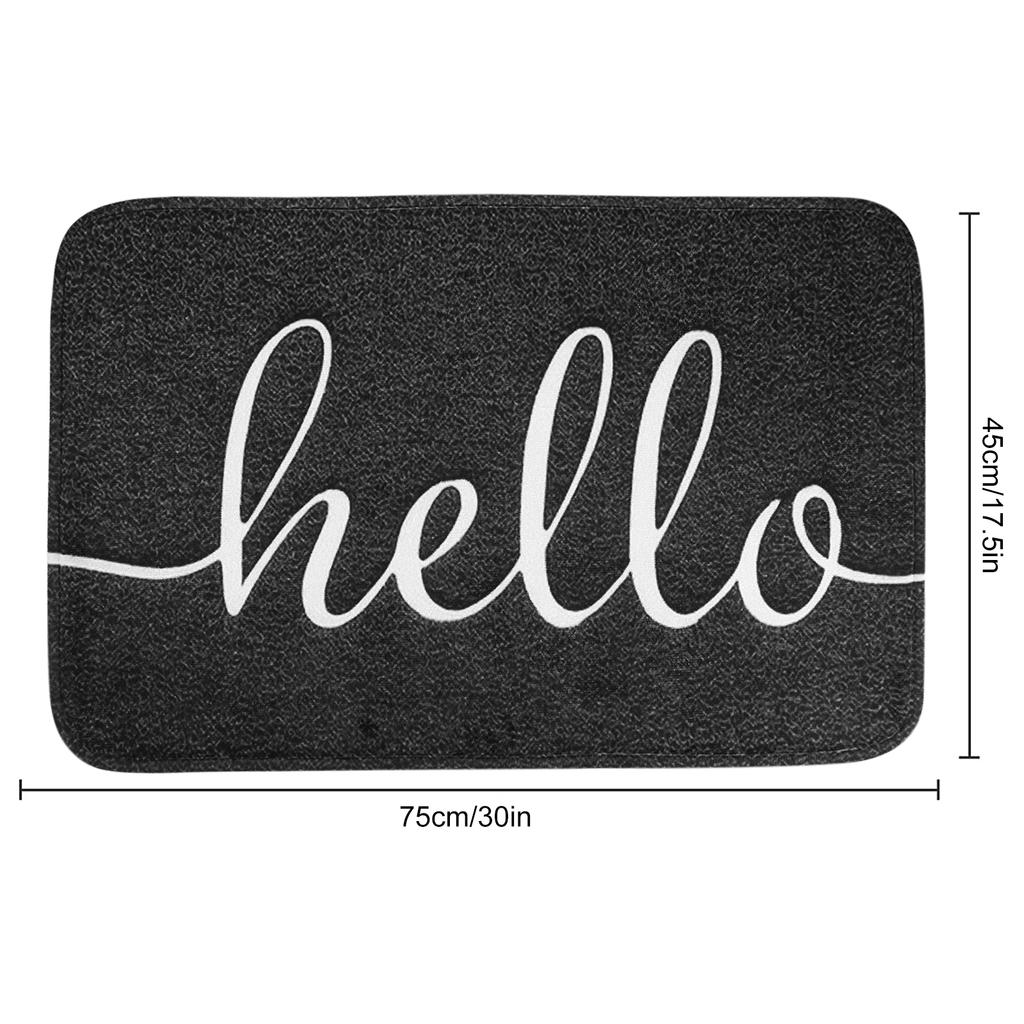 30x17.5inch Stain Resistant Layered Welcome Doormats Front Porch Rug Easy To Clean Long Lasting Colorfastness for Garden Kitchen