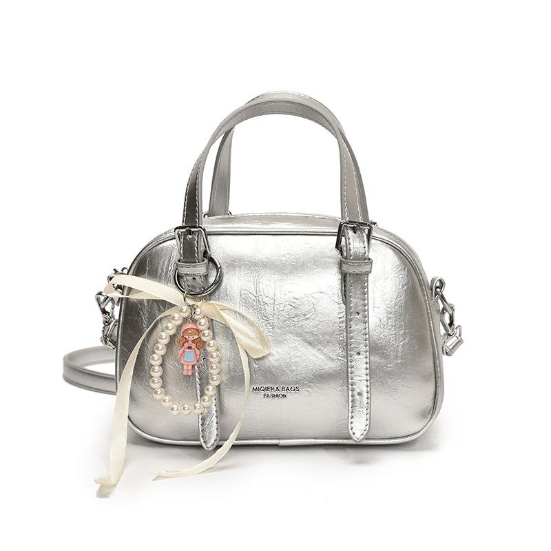 Premium sense small bag women's 2025 new spring and summer versatile oblique span bag handbag pillow bag small square bag