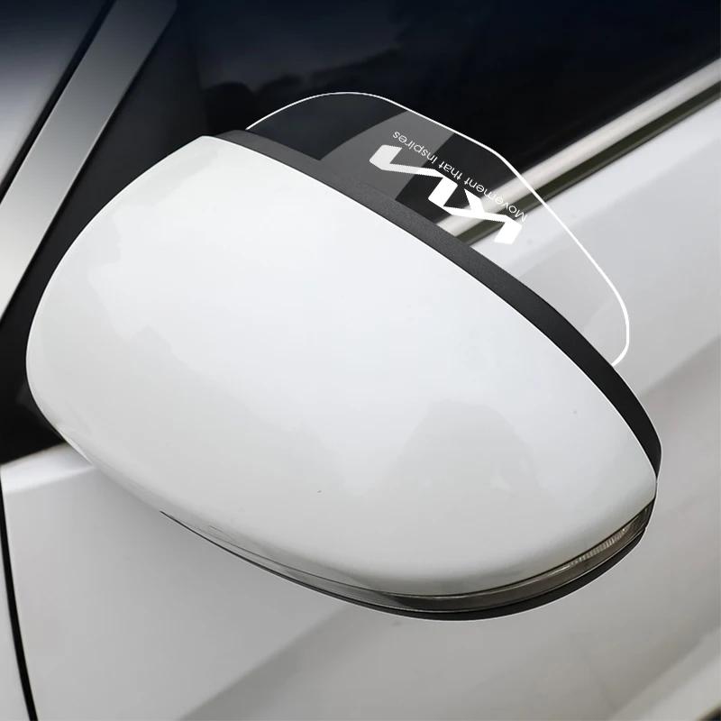 Transparent Car Rearview Mirror Rain Eyebrow Rain Shield Rearview Mirror Cover For Kia Rio Ceed Sportage Cerato Soul Sorento K2