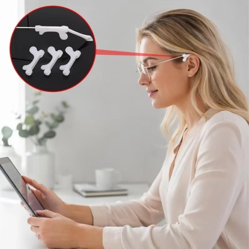 10Pcs Silicone Eyeglass Ear Grips Anti Fall-Off Glasses Ear Hooks Glasses Temple Accessories