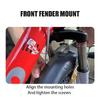 2pcs Bicycle Fenders Splash Fender Guard Set Mountain Bike Rear Front Mudguard Cycling Riding Accessories For 20/22/24/26 Inch