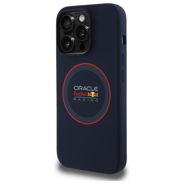 Red Bull Rbhmp14L24Siilvr Iphone 14 Pro  6.1 Hardcase Granatowy/Navy Silicone Red Ring Magsafe