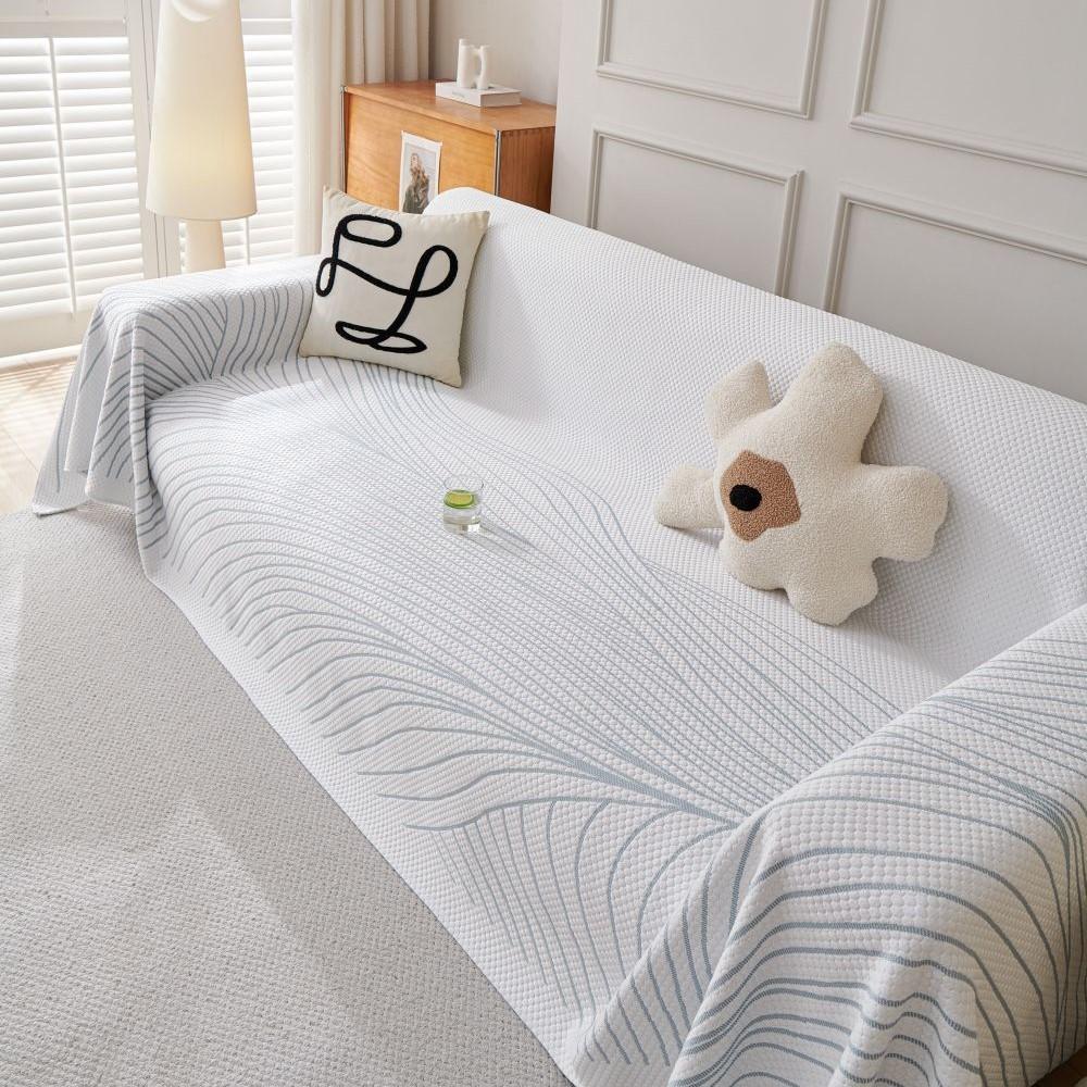 Cool Feeling Houndstooth Sofa Cover Mat Throw Blankets Living Room  Summer Camping Picnic Blanket Cover