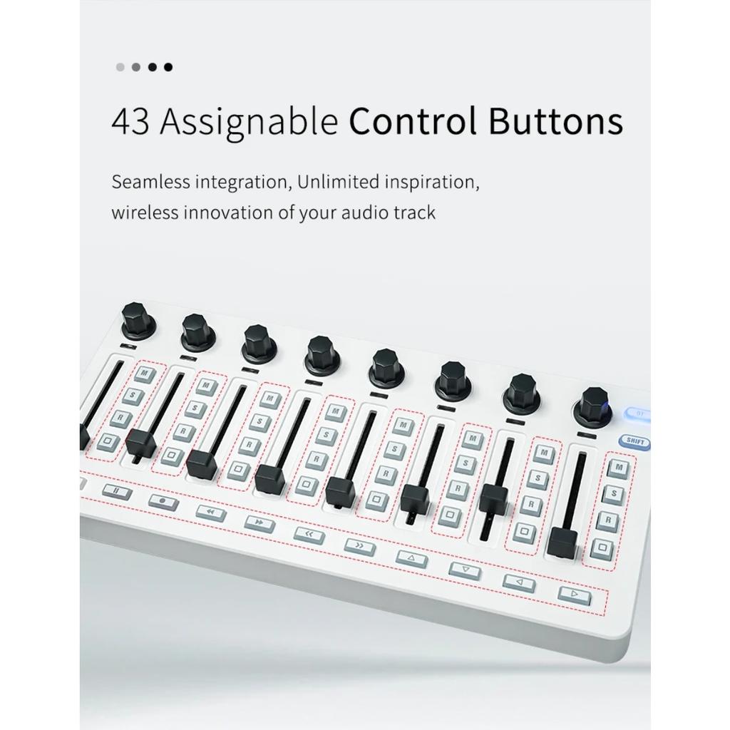 SMC-Mixer W/ Multi-Device Support | Studio & Live Wireless Mixer Controller | Rechargeable MIDI Hub for Electroacoustic I