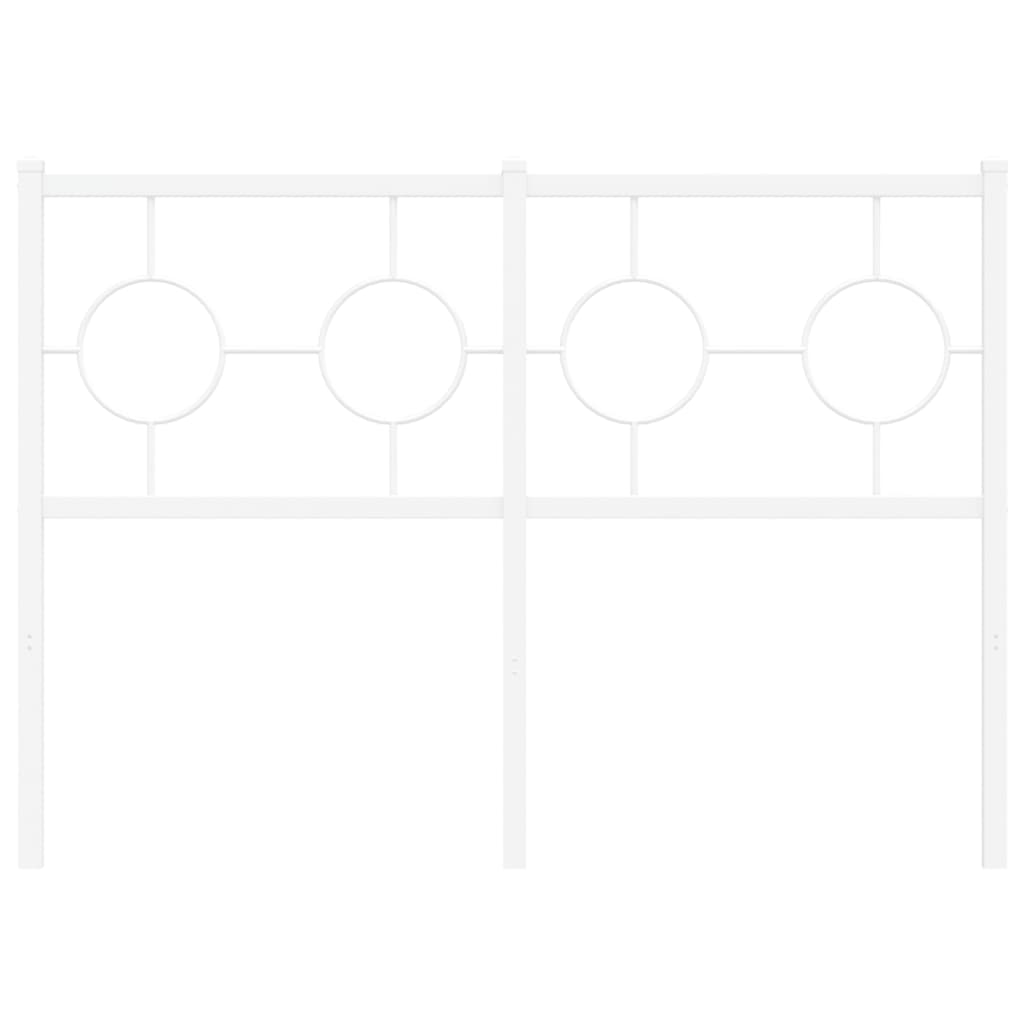 Replacement Headboard Metal White 120 Cm