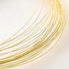 2 Meters/roll 14K Gold Plated Pattern Metal Copper Beading Wire Earing Bracelet Pendant Threads For DIY Jewelry Making Findings