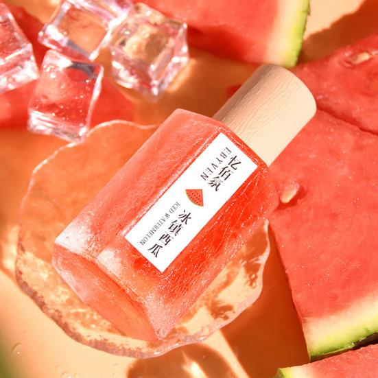 Yousheng Lady Perfume, Summer Fruity Watermelon Lychee Peach Scent for Women, 50ml Long Lasting Light Fragrance, Glitter Sand Bottle