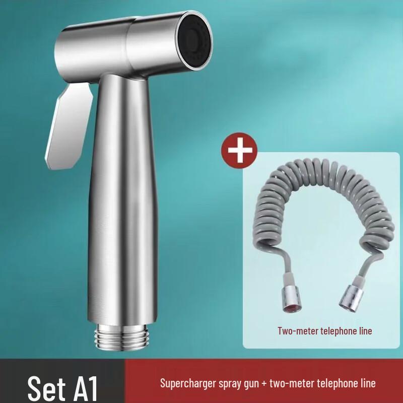 MDNG 304 Stainless Steel Dual Control Angle Valve with Bidet Sprayer Kit