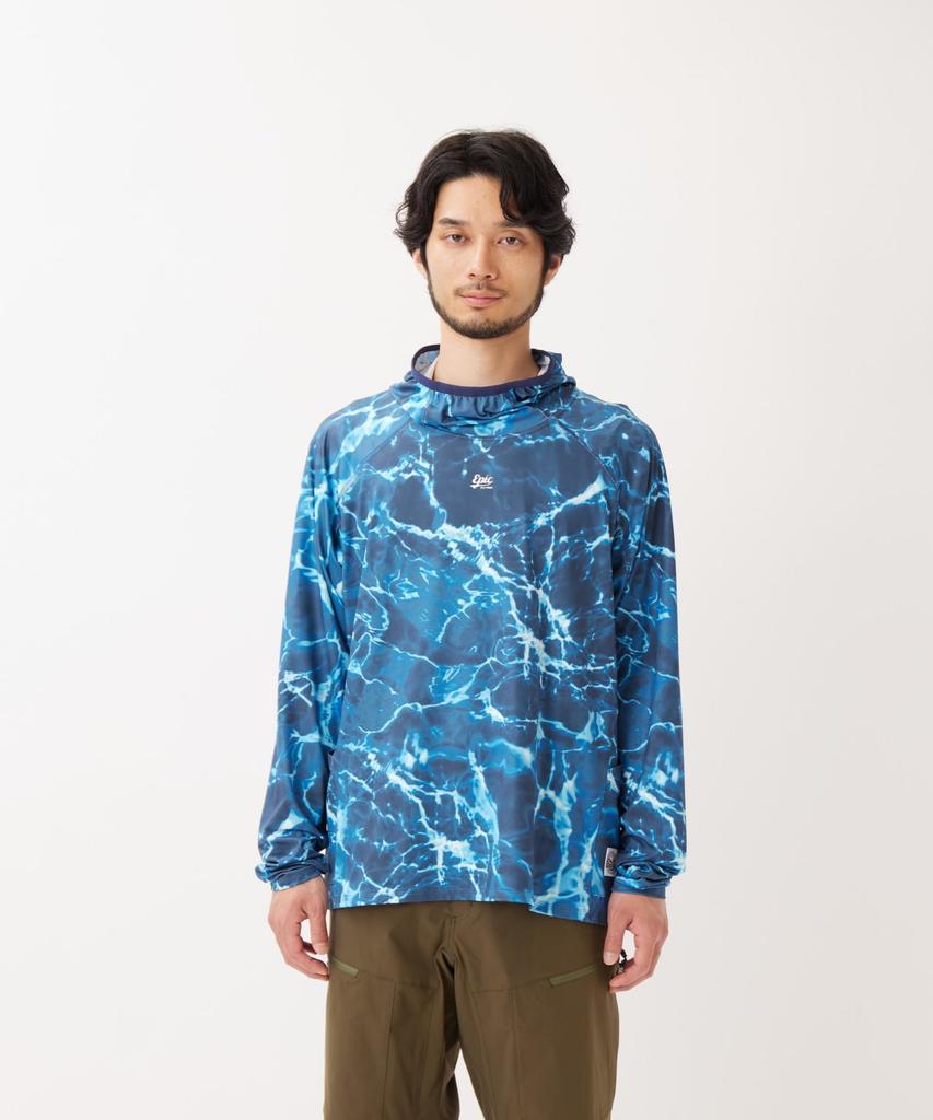 Lindis Sun Hoodie Hoodie for Men and Light Size M [Snow Peak] EP-CS-26SU003 Women, Grey,
