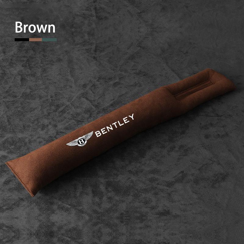 Suede Cotton Car Seat Gap Filling Side Seam Plugs Leak-proof Strips For New Bentley Flying Spur Continental GT Bentayga Mulsanne