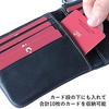 CCOMPANY LIMITED Men's Maurice Bifold Wallet with Coin Purse and Card Case, Cowhide Leather with Zipper closure (Navy)