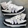 Fashion Instagram Style Black and White Panda Couple Versatile Small White Shoes Trend Student Sports Board Men's and Women's Shoes
