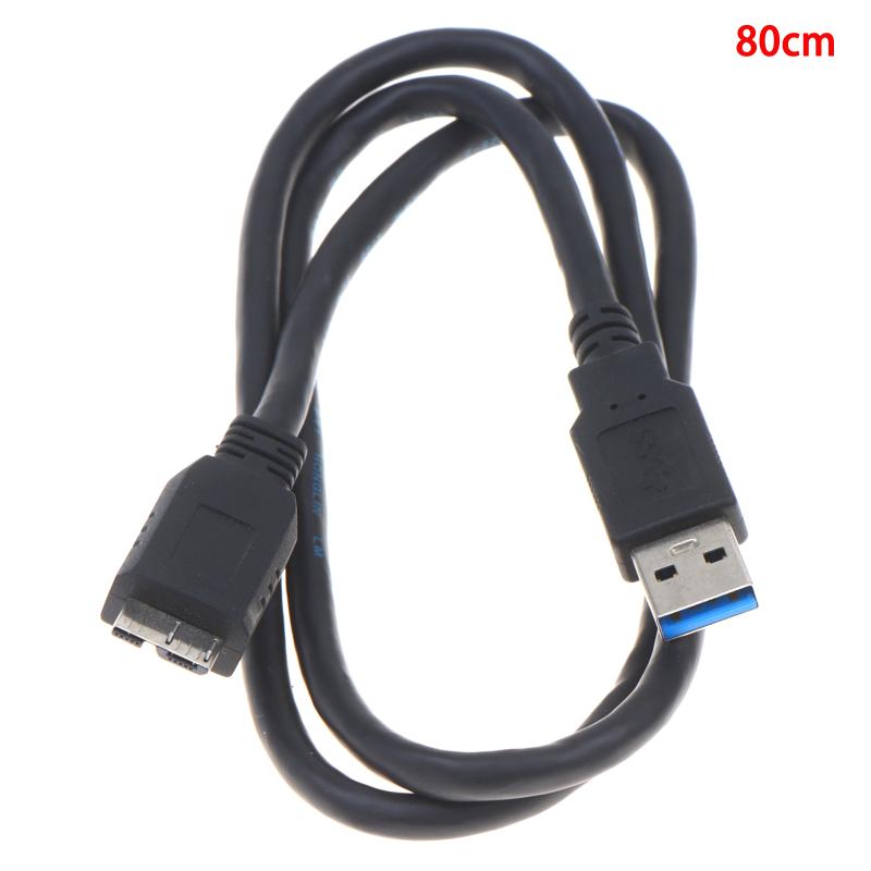 USB 3.0 A to Micro B External SSD Cable 5Gbps High Speed Data Transfer Cord for HDD Camera Mobile Storage Daily Use