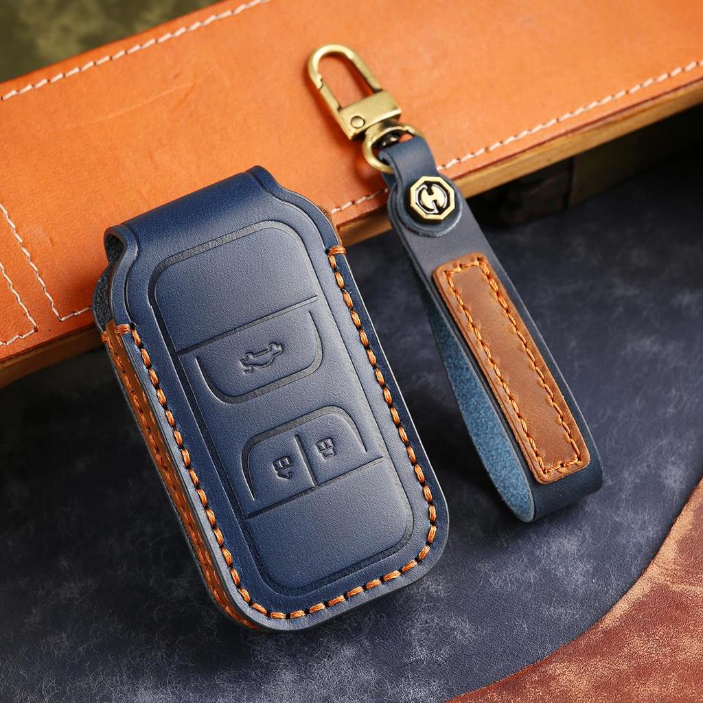 Suitable for Chery Tiggo 8P  Handmade Cowhide High-End Car Key Cover