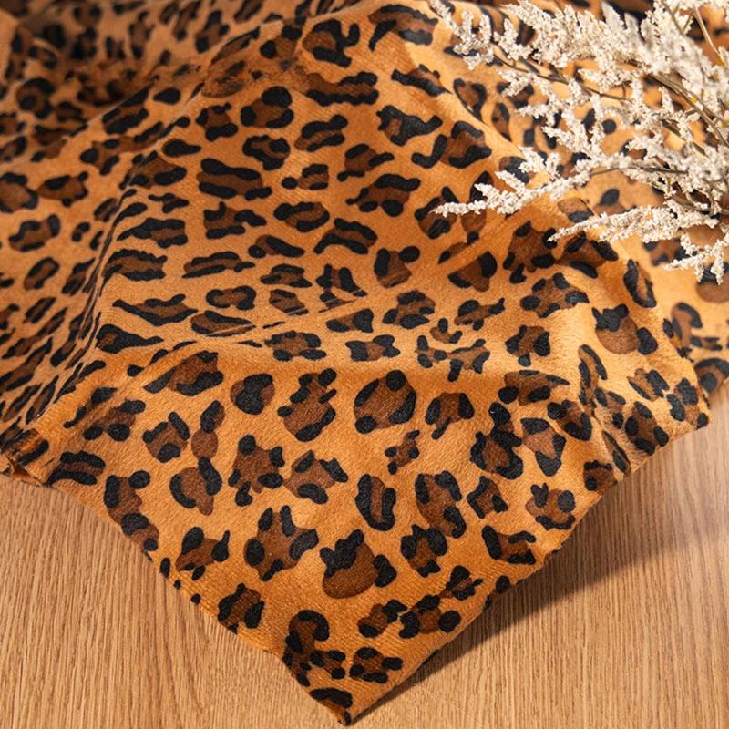 

Тканина в смужку леопарда та тигра 100x150 см Коротка плюшева тканина тварин для виготовлення одягу для ляльок своїми руками Косплей Пошиття ляльок ручної роботи 100x150cm