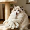 Interactive Octopus Plush Cat Toy with Multiple Tentacles Durable Scratch Resistant Bite Resistant Daily Pet Play Toy 7 Inch