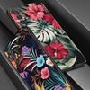 Vintage Banana Leaf Flower Case For Samsung Galaxy A51 A71 A01 A11 A21 A21s A31 A41 A72 A52 A42 A32 A22 A12 A02 A02s F42 Shell