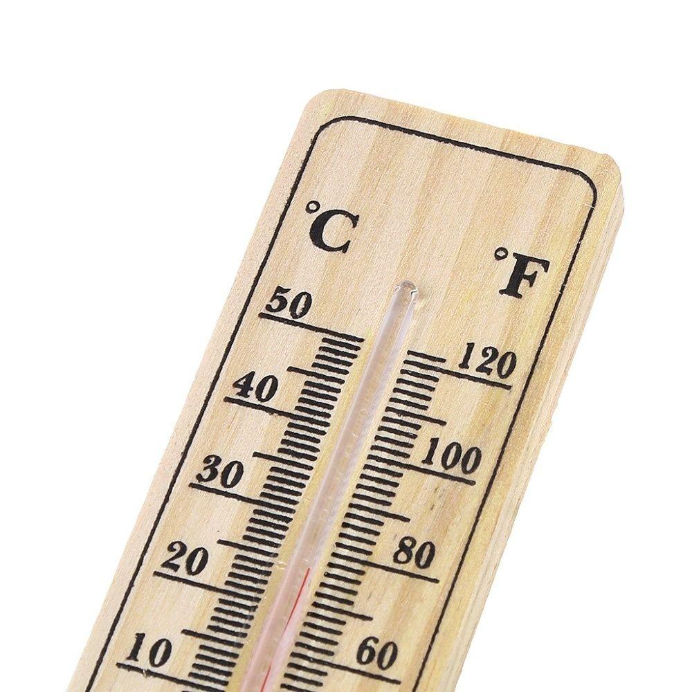 Wall Hanging Practical Room Wood Garage Indoor Direct Reading Type Logger Thermometers Wall-mounted