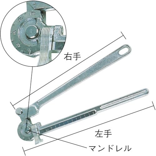 TRUSCO Tube Bender, 6mm, for Annealed Stainless Steel, GFB-S6M