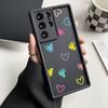 Soft Case For Samsung A55 5G S25 Ultra S24 FE A54 A16 A15 A53 A35 A34 A14 A13 A06 A05 A05s A33 A25 S23 S22 Plus Love Heart Cover