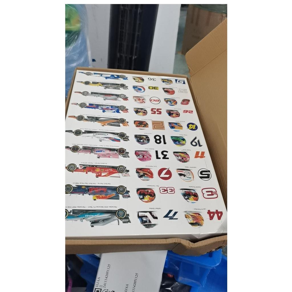 Advent Calendar -- Racing Machine Blind,Children's Racing Model Playing Machine Blind