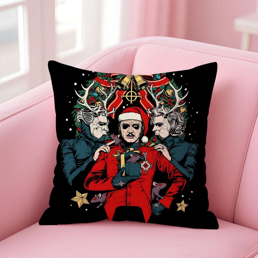 Band G-Ghost Cushion Cover Comfortable Reversible Pillow Cover Ideal for Car Sofa Bedroom & Beyond