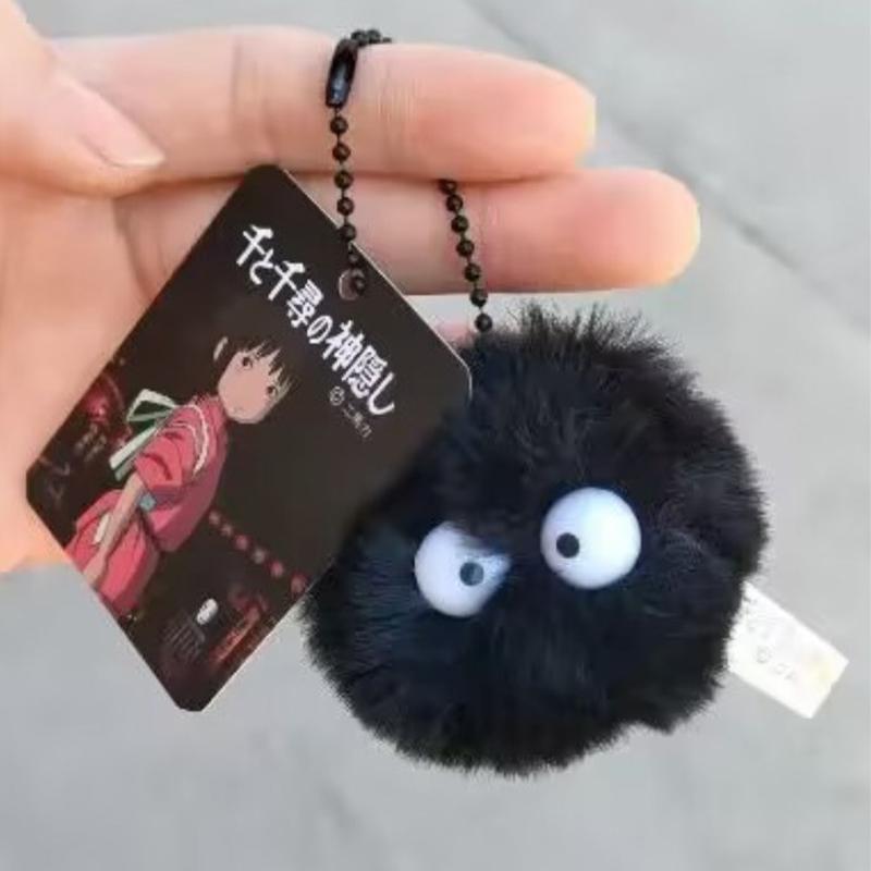 Plysj nøkkelring Briketter Dukke Skoleveske Søt Anheng Hairball Nøkkelring Klær Tilbehør Hengende