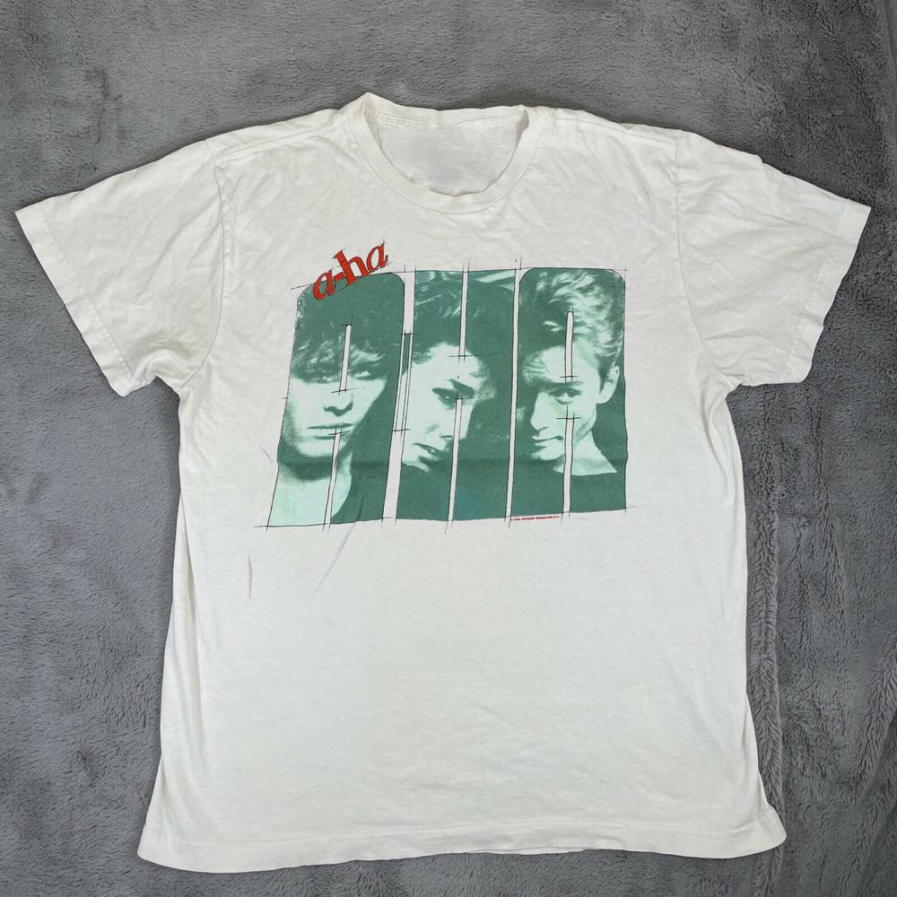 

Aha Band 80s a-ha tour Short Sleeve T Shirt Full Size S-5XL ET1031 Unisex T-Shirt XXXXL
