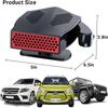 12V Car Heater Electric Heating Fan 360 Degree Rotary Base Portable Electric Dryer Windshield Defogging Demister Defroster