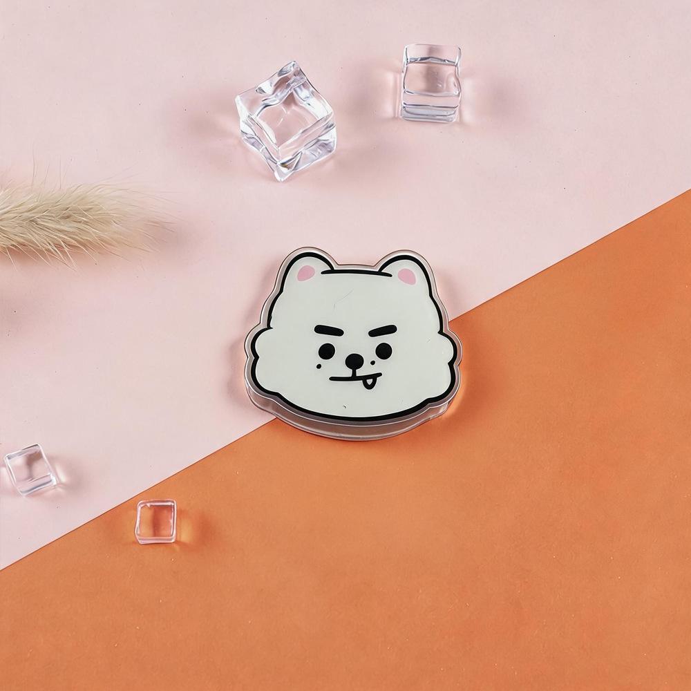 1 pièce Kpop ENHYPEN Personnage Mignon Support Poignée de Téléphone Jungwon Jay Sunghoon Sunoo Ni-ki Acrylique Extensible Support de Téléphone Prise Support pour Doigt Cadeau pour Fans