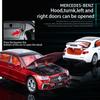 Model auta Benz C260L v měřítku 1/24, stahovací autíčko se zvukem a světlem pro děti Batole Kluci Dívčí Dárková kolekce