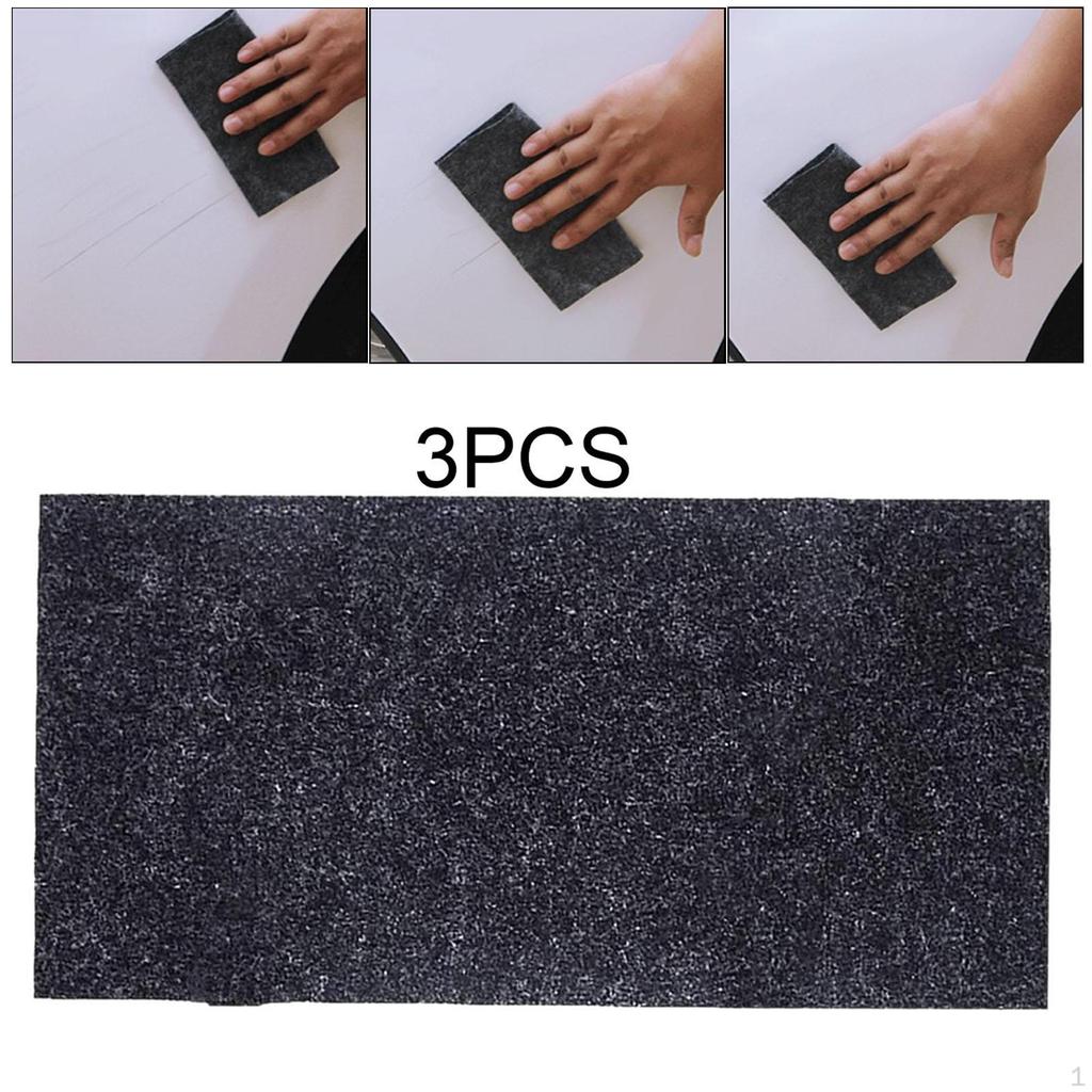 3 Pieces Nano Cloths for Car Scratches Easily Repair Light Paint Scratch Remover