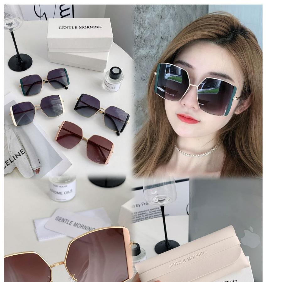 Korean-Style Large Frame Square Sunglasses for Women: Trendy Sun Protection for Driving  Street Style