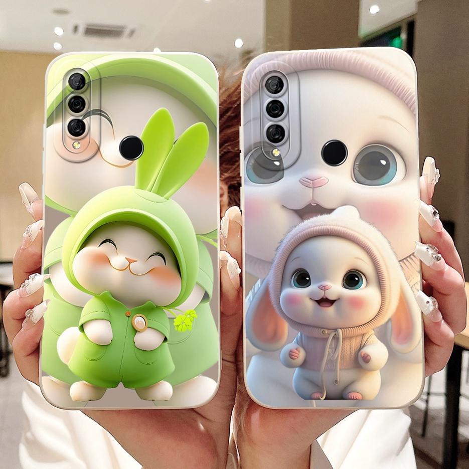 For Huawei Y9 Prime 2019 Case STK-L21 STK-L22 Cute Rabbit Cartoon Cover Soft Silicone Case For Huawei Y9 Prime 2019 Fundas Coque