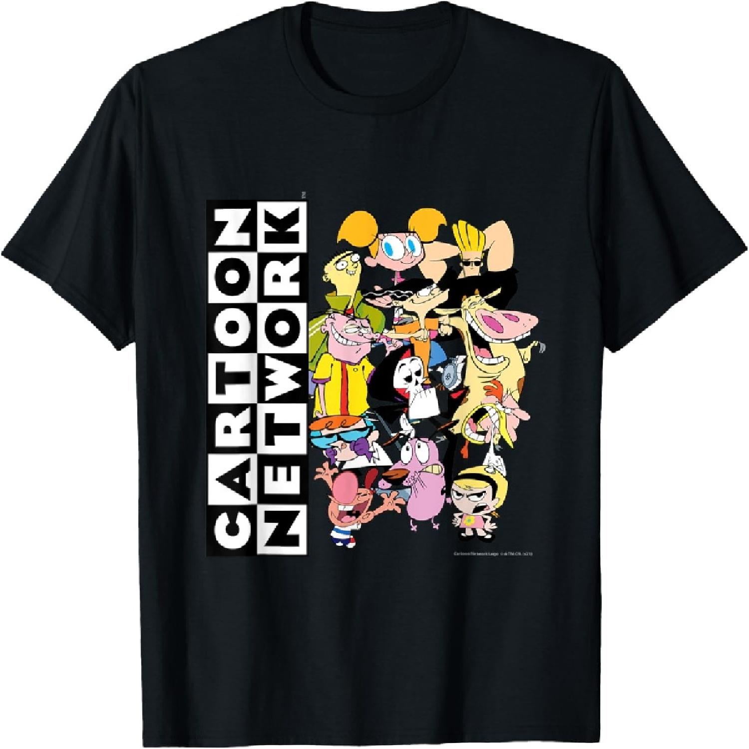Футболка с персонажами Cartoon Network S разноцветный